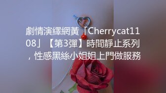 劇情演繹網黃「Cherrycat1108」【第3彈】時間靜止系列，性感黑絲小姐姐上門做服務