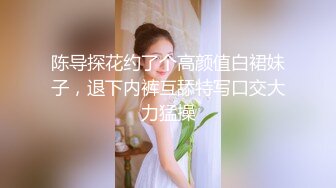 陈导探花约了个高颜值白裙妹子，退下内裤互舔特写口交大力猛操